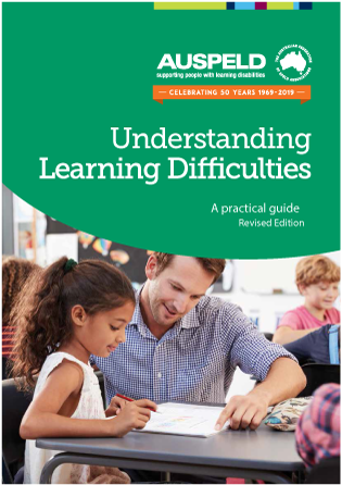 Green cover for Understanding Learning Difficulties: A Practical Guide picturing child and teacher